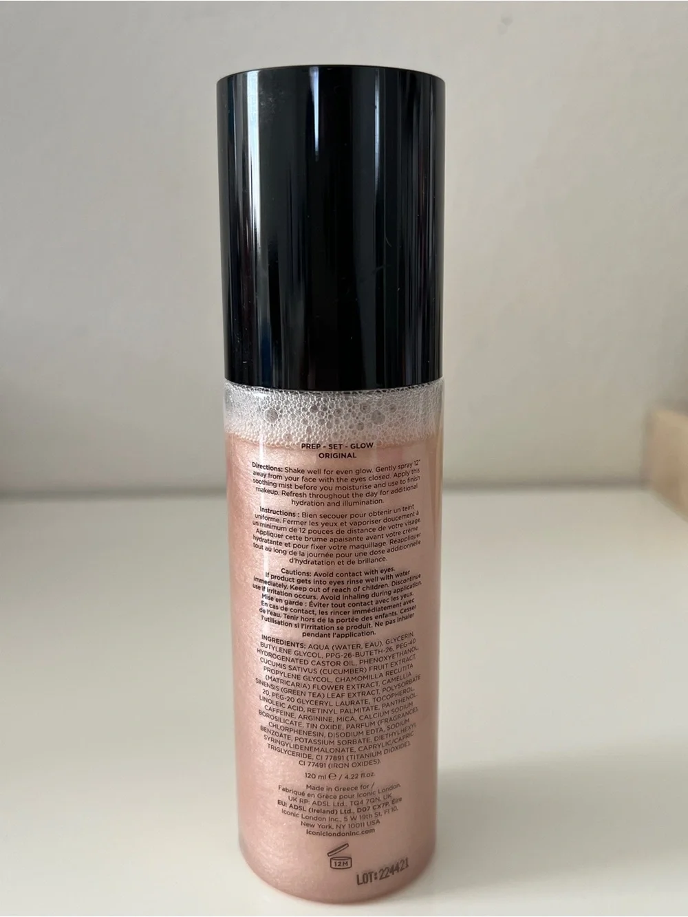 Iconic London Prep-Set-Glow Hydrating Glowy Setting Spray